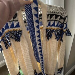 Mother fringe cardigan